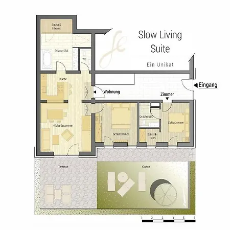 Apartment Slow Living - Unikat Mit Sauna